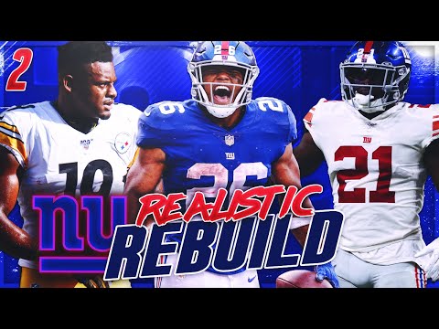 New York Giants Realistic Rebuild Ep 2 | Weirdest Rebuild Ever | Madden 20 Franchise