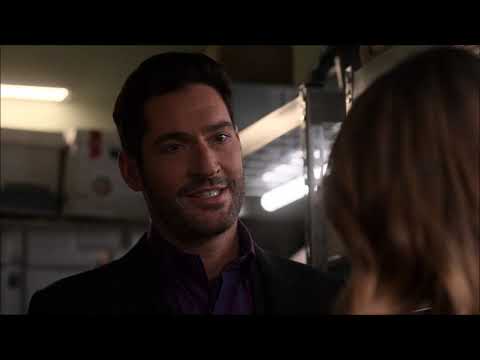 Lucifer 5x08 Lucifer and Chloe evidence room