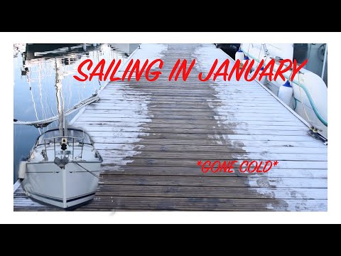 Sailing on a very cold morning in January