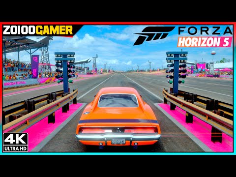 ARREMESSO DA MORTE SEM FREIO NA RETA DO FESTIVAL - FORZA HORIZON 5