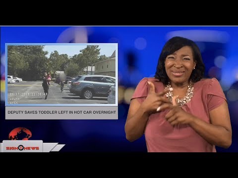 Deputy saves toddler left in hot car overnight (ASL - 8.18.18)