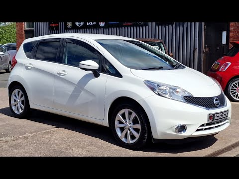 2015 (65) Nissan Note Tekna 1.2 DIG-S 5Dr in Arctic White. 26k Miles. 7 Services. NIL Tax. Nav £8250