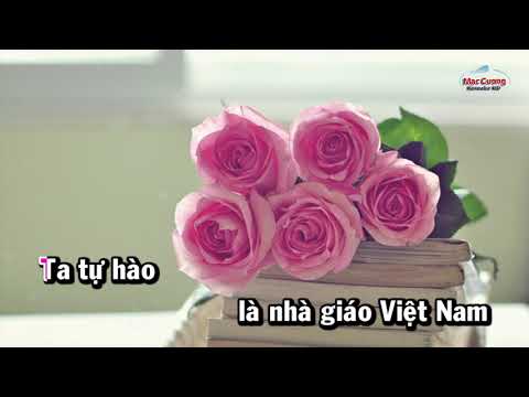 Tự Hào Nhà Giáo Việt Nam - Karaoke HD || Nhạc Hay