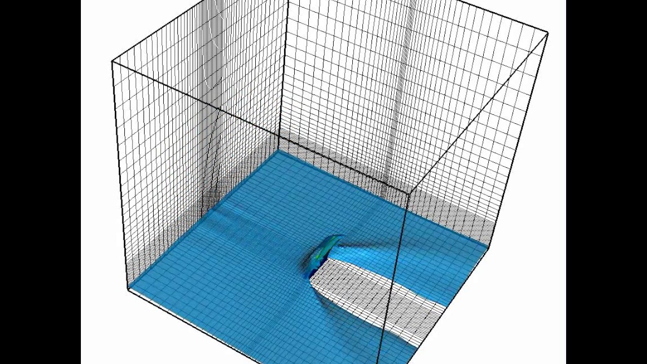 3D free surface flow interaction with deforming dam