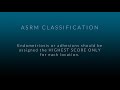 American Society For Reproductive Medicine Classification Of
Endometriosis