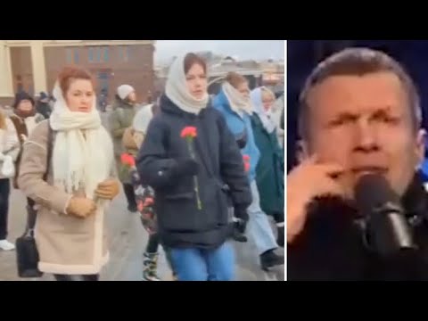 Krigs-fruarna hånas i rysk stats-tv