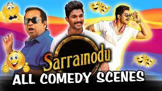 Sarrainodu All Back To Back Comedy Scenes Hindi Du