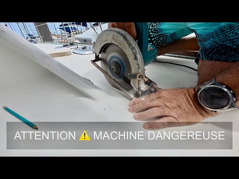 Holes in my boat: Deck windows to be installed