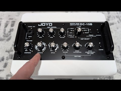 JOYO DC-15B Rechargeable Bass Amp Review!  How is this Portable 15W Amp?