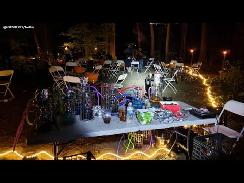 Illegal rave with more than 110 people shut down in Queens park