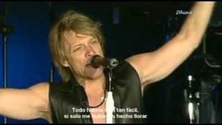 Bon Jovi - ( It&#39;s hard ) letting you go (subtitulado en español)