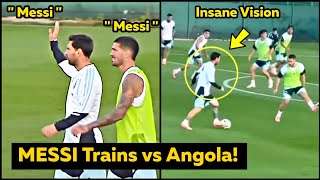 Download lagu MESSI Tunjukkan Visi Kelas Atas Saat Argentina Berlatih ke Angola mp3