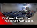 Na een nacht op veldbedjes konden op Eindhoven Airport gestrande passagiers alsnog vertrekken