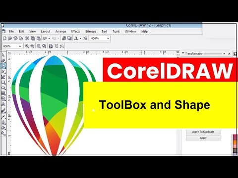 CorelDraw ToolBox and Shape