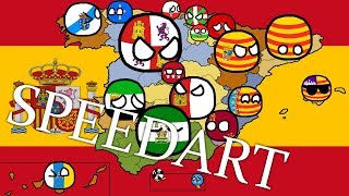 Speedart of the Map of Spain 2 |Itex2000 Mapping|