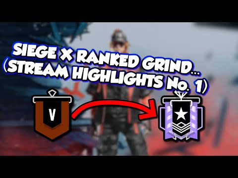 SIEGE X COPPER TO DIAMOND: WE ARE LOCKED IN! (Highlights #1)