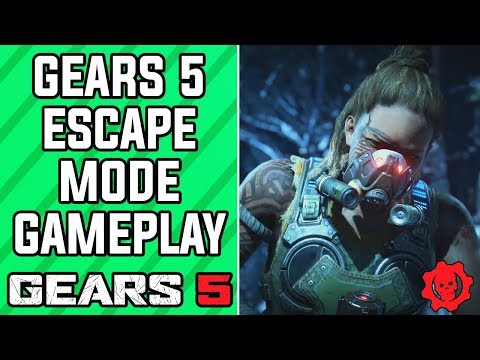 GEARS 5 Gameplay - 14 Minutes of Escape Mode Gameplay BREAKDOWN (Gears 5 E3 2019 Gameplay)