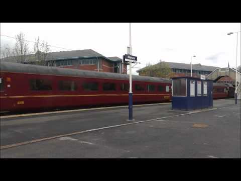 1Z32 Rail Charter Ely to Edinburgh at Manors Class 57s Nos 57601 and 57001 7th April 2012.wmv