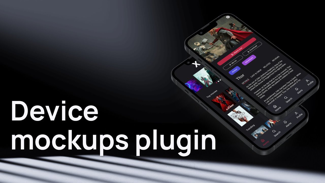 Device mockups plugin in Figma