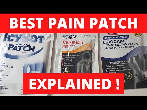 What Is The BEST Topical Patch For Pain Relief ? ( Details)