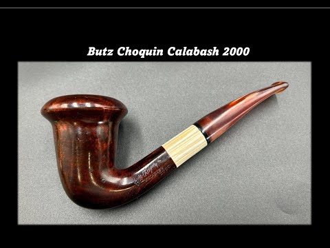 Butz Choquin Calabash 2000. This beautiful pipe was a total surprise, Interesting how it came about.