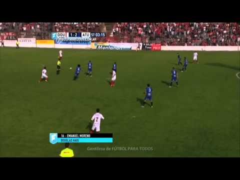 Gol de Moreno. Douglas Haig 1 - Atl. Tucumán 2. Fecha 36. B Nacional 2015. FPT