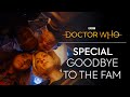 Saying Goodbye to Bradley Walsh and Tosin Cole | Revolution of the Daleks | Doctor Who