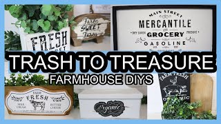 15+ Farmhouse Thrifted DIYs | Yard Sale and Thrift Store Finds | Trash to Treasure