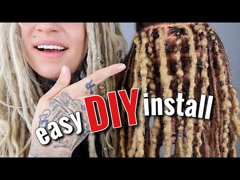 how to braid in temporary dread extensions (SE and DE!)