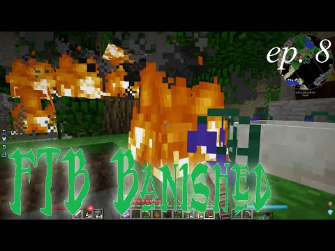 Let's Play FTB Banished - Ep. 8 - Aura Cascade Ingots & Botania Mana Generation