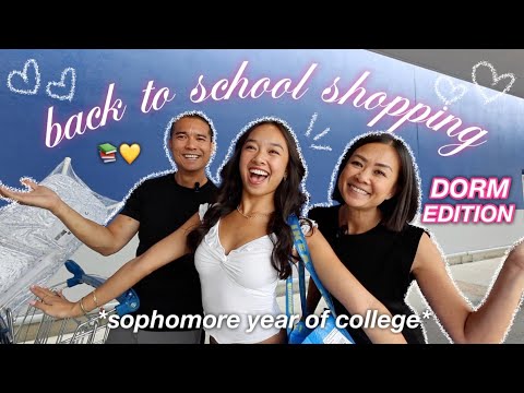 back to school shopping for college ★ *sophomore year*