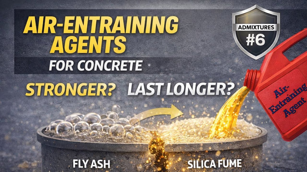 Air-Entraining Agents for Concrete || Admixtures # 6
