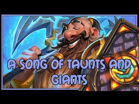 A song of taunts and giants | Taunt druid | The Witchwood | Hearthstone