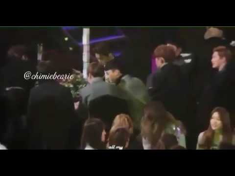 160114 Seulgi red velvet & Jimin BTS moment SMA Seulmin cr. Chimiebearie