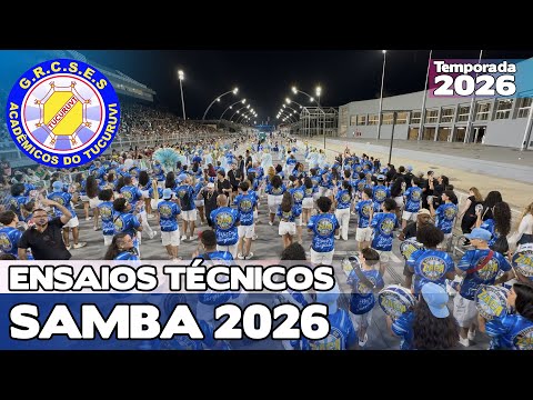 TUCURUVI 2026 | ENSAIO TÉCNICO LARGADA E PISTA | SAMBA AO VIVO #ETSP26