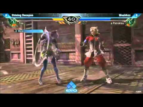 SoulCalibur V EVO 2012 Finals - Shining Decopon Vs. Woahhzz