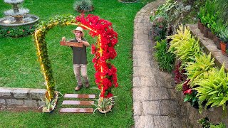 Flower Arch with LED Border | Refúgio Green🌿