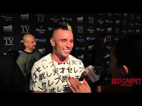 Mikey P #DatingNaked interviewed at the 3rd Annual Reality TV Awards #RTVAs