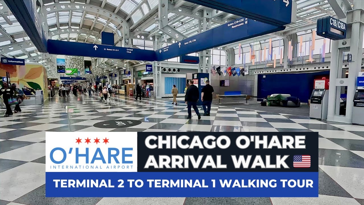Arriving at Chicago O’Hare (ORD) | Terminal 2 to Terminal 1
