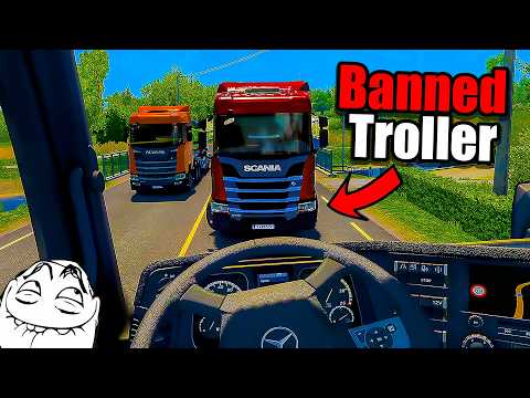 IDIOTS in Trucks #13 | BANNED for Trolling | Funny Moments - ETS2MP