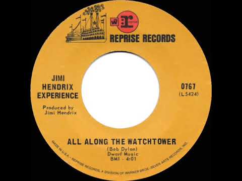 1968 HITS ARCHIVE: - All Along The Watchtower - Jimi Hendrix Experience (mono 45)