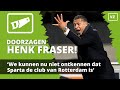 Henk Fraser: ‘We kunnen nu niet ontkennen dat Sparta de club van Rotterdam is’
