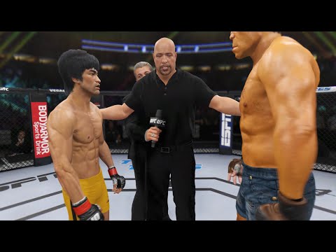 Bruce Lee vs. Desert Hulk - EA Sports UFC 4 - Epic Fight 🔥🐲