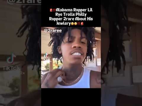 ‼️Lil Rye Trolls Philly Rapper 2Rare & Says He Taking His Jewlery‼️ #shorts