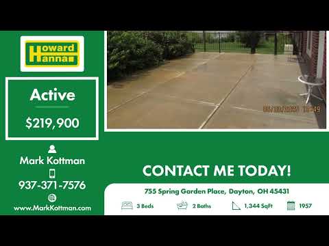 Active in 755 Spring Garden Place, Dayton, OH 45431 Contact me for a showing!