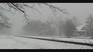 preview picture of video 'Southbound Q-611 Through The Snow In Loachapoka, Al'