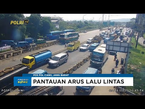 NTMC POLRI - PANTAUAN ARUS LALU LINTAS SIANG 05/06/2025