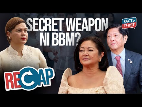 FIRST LADY Liza Marcos, SECRET WEAPON ni BBM?