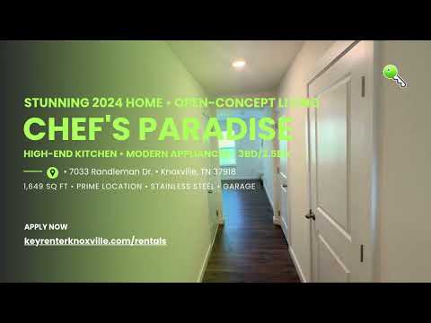 Modern 3-Bedroom Home with Fenced Backyard & 2-Car Garage property video