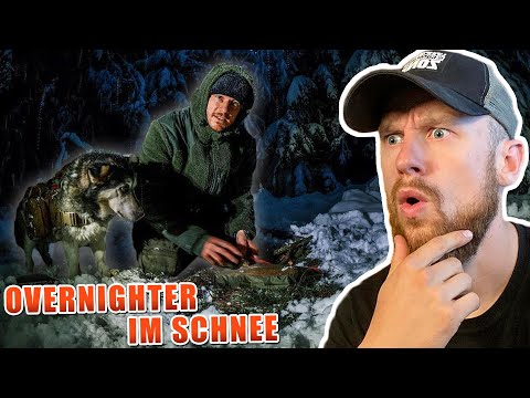 Fritz Meinecke reagiert auf Übernachtung bei -3 Grad im Schnee mit HUND